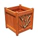 Greenstone K/D MFS730WB1 Willows Planter, Stained Natural, 18 By 16 By 16 Inches