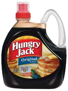 Hungry Jack Microwaveable Bottle Original Pancake Syrup 27.6 oz (Pack of 12)