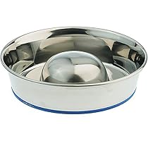 OurPets Premium DuraPet Slow Feed Dog Bowl Medium
