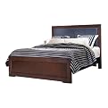 Leather Bed - Espresso (Queen)