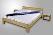 BUBEMA PRO Buche massiv Bett mit Kopfteil Natur-ge�lt - Gr�sse 100x200