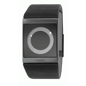 Philippe Starck - PH5001 - Montre Homme - Quartz Digitale - Bracelet Cuir noir
