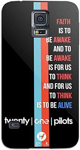 Car Radio Lyrics Twenty One Pilots for Iphone and Samsung Galaxy Case (Samsung Galaxy S5 black)