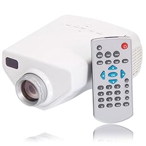 MeGooDo Mini Multimedia LED Projector Home Cinema Video Support AV TV VGA HDMI with Remote Control from MeGooDo