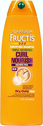 Garnier Hair Care Fructis Triple Nutrition Curl Moisture Shampoo, 13 Fluid Ounce