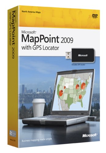 Microsoft MapPoint 2009 with GPS