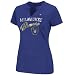 Majestic Milwaukee Brewers Game Lead Split Neck Women's Tee