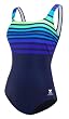 TYR Women's Ombre Stripe Aqua Control Fit Swimsuit from TYR