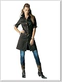 Trendstarkes Hemdblusen-Kleid Braun (315)