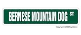 BERNESE MOUTAIN DOG -Street Sign- collectable dog lover great gift
