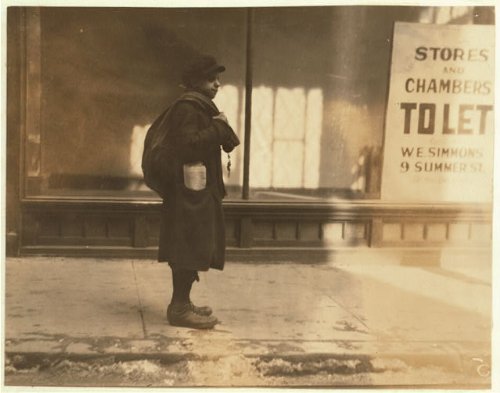 Photo Joseph Amico, photographed at 11 a.m. on Washington Street. Delivering shoes for National Shoe Repair Co., 21 at Amazon.com