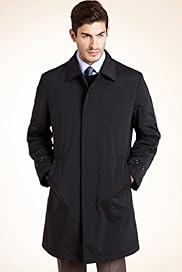 Big Tall Collezione Classic Italian Padded Mac with Stormwear