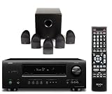 Denon AVR-1312 5.1-channel home theater receiver and Mirage Nanosat 5.1 Compact Home Theater Speaker System 5 satellite speakers and a powered subwoofer Denon AVR-1312 5.1-channel home theater receiver and Mirage Nanosat 5.1 Compact Home Theater Speaker System 5 satellite speakers and a powered subwoofer