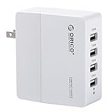 ORICO 30W 4ポート USB充電器 ACアダプタ iPhone/iPad/Samsung /Galaxy/MP3 /デジタルカメラ等対応 ホワイト DCA-4U