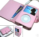 TeckNet T-008 iPod Video Leather Case for iPod Video - Light Pink
