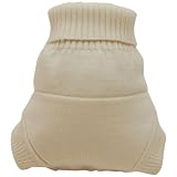 Kissa's Wool Lover Diaper Cover, Natural, Medium by Kissaluvs