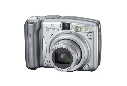 Canon PowerShot A720IS 8MP Digital Camera with 6x Optical Image Stabilized Zoom