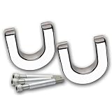 H2 Hummer Smooth Chrome Billet Rear Tow Loops, Pr. H20011-1SC, Fits 2005-20010 SUT,... by Pirate Mfg-H2 Hummer