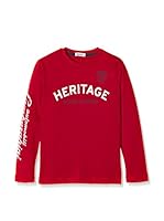 Automobili Lamborghini Camiseta Manga Larga (Rojo)