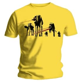 Bravado  Star Wars - Attats Attack - Yellow - Mens t-shirt  Yellow