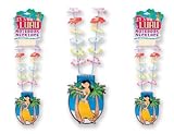 Let's Luau FLOWER LEI WITH GLITTER NOTEPAD