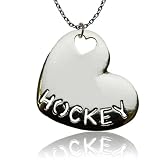 HOCKEY Sport Heart Necklace