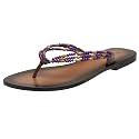 Mia Women's Inez  Beaded Flat Sandal