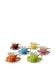 Yedi Houseware Inside Out Heart Cups and Saucers, Set of 6