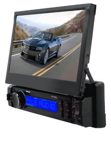 Pyle PL75DL 7-Inch Motorized Touchscreen Monitor and Receiver with iPod/MP3 Input, AM/FM, SD Memory and USB Flash