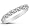 Size 4 - 2mm Solid 14K White Gold Round Cut Highest Quality CZ Cubic Zirconia Womens Ladies Classic Traditional Wedding Band Ring (1.0 cttw.) - Available in all ring sizes 4 - 13