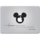 Walt Disney Quote All our Dreams Can Come True Apple Macbook Decal Vinyl Sticker Apple Mac Air Pro Retina Laptop sticker