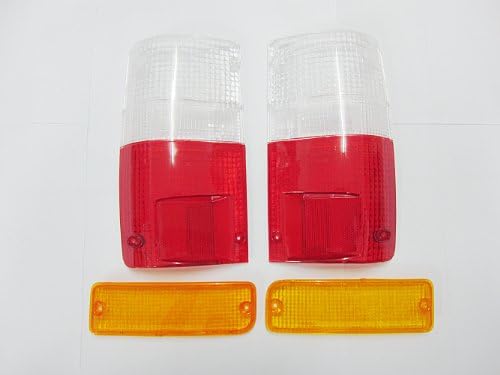 Rear Tail Light Clear Red Bumper Bar Light Orange Lens Lenses Toyota Hilux Pickup Ute Ln85 Rn85 88 - 97
