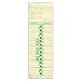TOPS Time Cards, 3.5 x 10.5 Inch, Green Ink Front, Weekly Format, 100-Pack, Manila (12533)