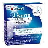 Crest 3D White 2-Hour Express Whitestrips Dental Whitening Kit, 4-Count