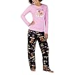 Rudolph Angel Fleece PJ Set - Pink