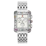 MICHELE Fleur Butterfly Colored Stones Stainless Steel Bracelet by Michele