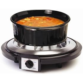 Maxi-Matic ESB-300X Elite Cuisine 750-Watt Single-Burner Electric Hot Plate, Black 