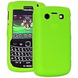 New Amzer Silicone Skin Jelly Case Green For Blackberry Bold 9700 Blackberry Bold 9780 Anti-Dust
