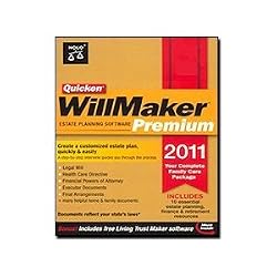 Quicken Willmaker Premium 2011 With living Trust Maker Software