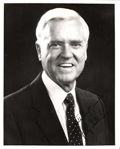 FRITZ HOLLINGS (SENATOR/GOVERNOR of SOUTH CAROLINA) Signed 8x10 B/W Photo - Autographed NFL Photos