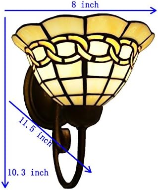 ***LOW PRICE HIGH QUALITY*** Tiffany Style Wall Sconce/ 10.3 Inch Height/ BARI Series/ Home&Office Décor Collection/ WILSONS LIGHTING W081275