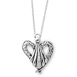 Sterling Silver Angel of Friendship Sentimental Expressions Necklace