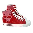 Underground Boots RED SUEDE SCOURGE rot-weiß EU37 UK4