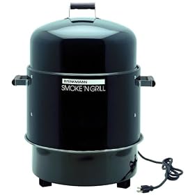 Brinkmann 810-5290-4 Smoke'N Grill Electric Smoker and Grill, Black