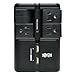 Tripp Lite 4 Rotatable Outlet Surge Protector Power Strip, Wall Tap, 2 USB Charging Ports, Black, $25,000 Insurance (SK40RUSBB)