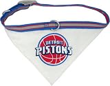 NBA Pet Collar Bandana, Large, Detroit Pistons