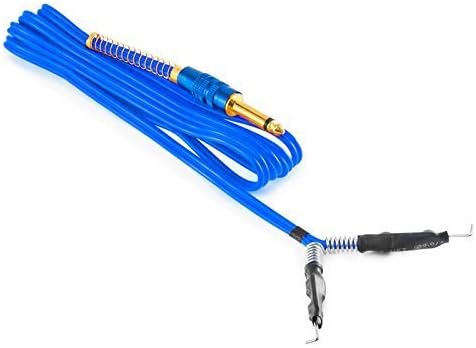 AmeriVolt Tattoo Machine 6 ft. Silicone Rubber Clip Cord - Blue by AmeriVolt