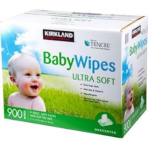 Kirkland Premium Baby Wipes - 900 Count