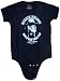 WILLIE NELSON - Born For Trouble Creeper - Black Onesie / Baby T-shirt