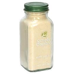 Simply Organic Garlic Powder Certified Organic, 3.64-Ounce Containers  (Pack of 3)